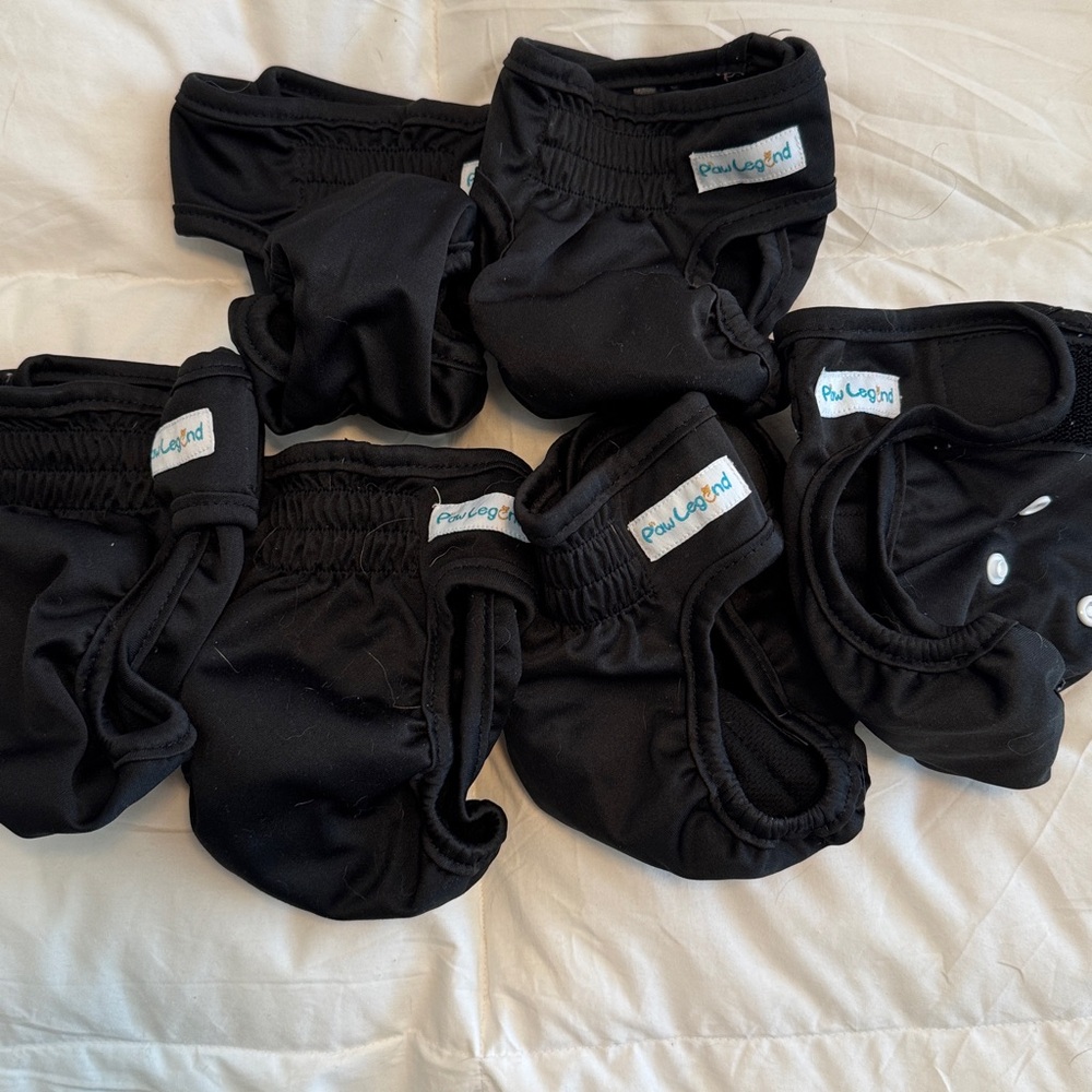 Set of 6 Dog Diapers  XSmall